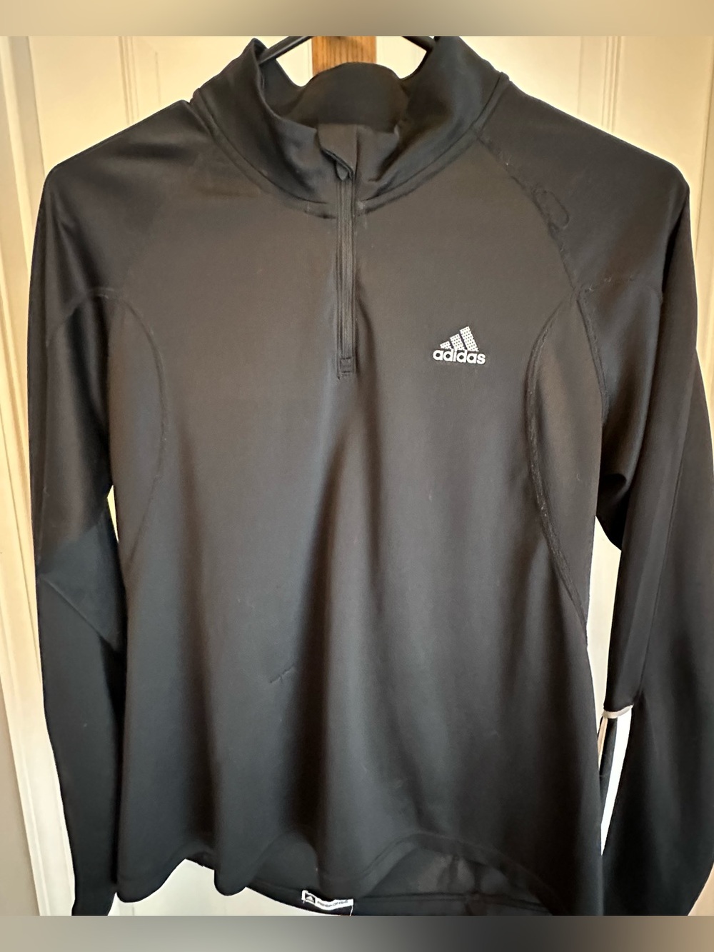 adidas women’s Black Quarter-Zip Performance Jacket